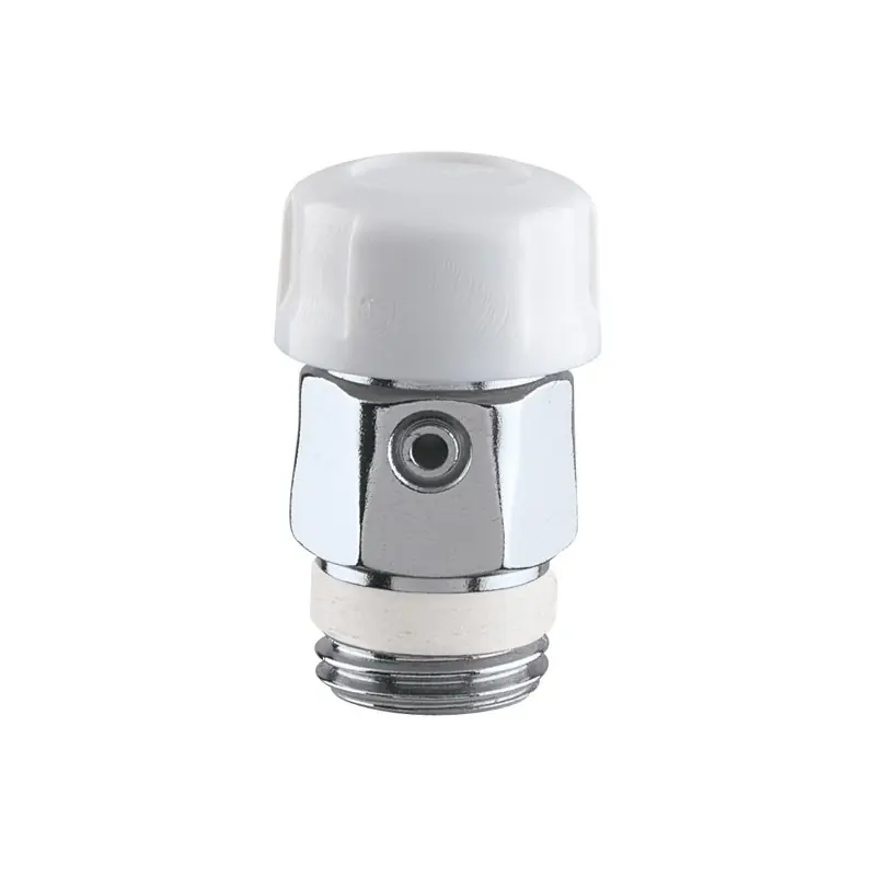 CALEFFI 5055 Valvola Manuale Sfogo Aria Cromo Ø3/8"M Tenuta Gomma - 505531