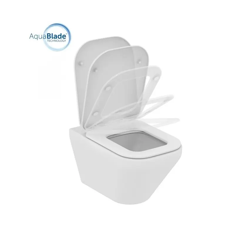 IDEAL STANDARD Tonic II Vaso Sospeso, Tecnologia AquaBlade, Sedile Slim a Chiusura Rallentata, Ceramica Bianco - K316701