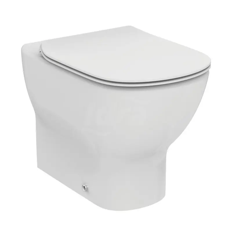 IDEAL STANDARD Tesi Vaso a Pavimento, Tecnologia AquaBlade, Universale, Filo Parete, Sedile Slim, Ceramica Bianco - T353701