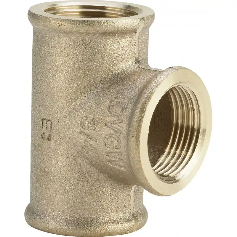 VIEGA 3130 Tee Ridotto Femmina Ø3/4"Femmina x1/2"Femmina x3/4"Femmina Bronzo - 264468