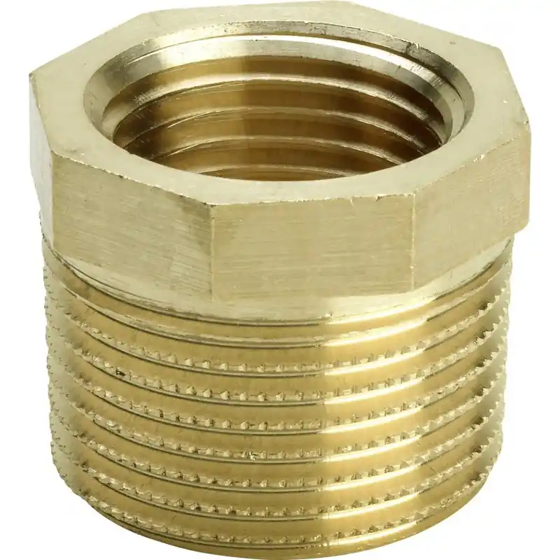 VIEGA 3241 Raccordo Manicotto Ridotto Ø1"Maschio x1/2"Femmina Bronzo Lucido - 266486