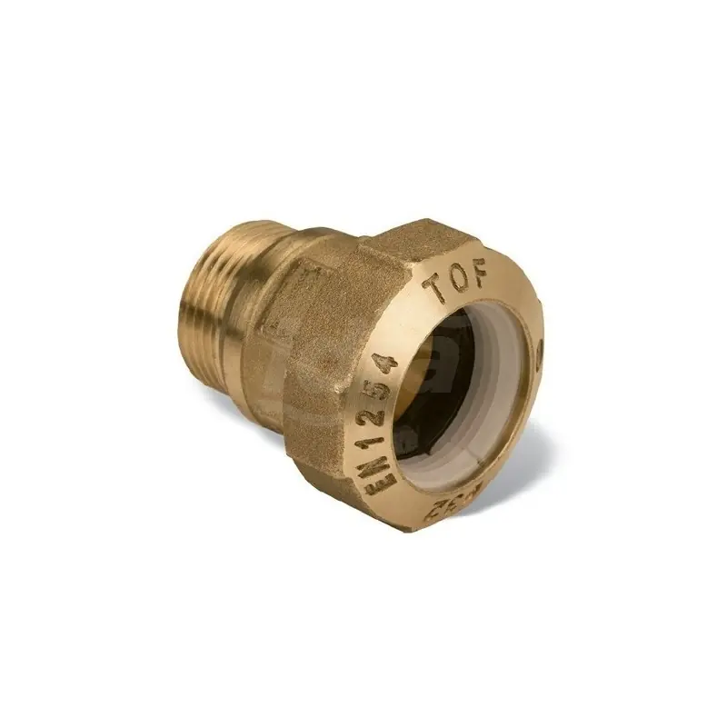 EFFEBI Tof/F Raccordo Diritto Femmina Ottone Ø40X1.1/4" Femmina Per Polietilene - 01020007P