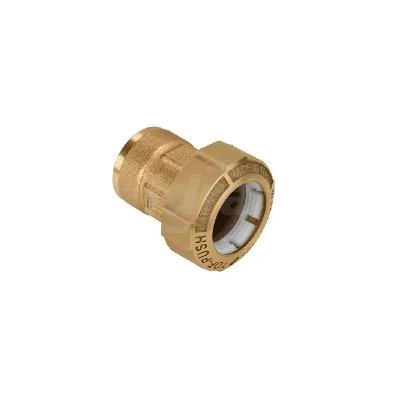 EFFEBI Tof/F Raccordo Diritto Femmina Ottone Ø25X3/4" Femmina Per Polietilene - 01020005P