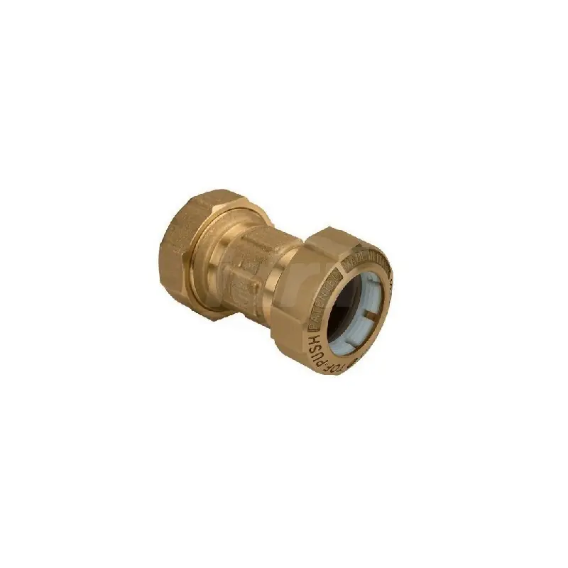 EFFEBI Tof/B Raccordo Diritto Intermedio Ottone Ø32X32 Per Polietilene - 01030006P