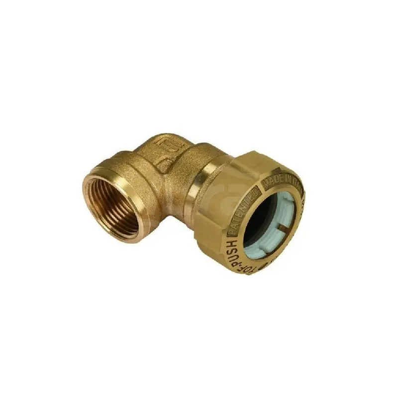 EFFEBI Tof/G F Gomito 90° Femmina Ottone Ø20X1/2" Femmina Per Polietilene - 01070004P