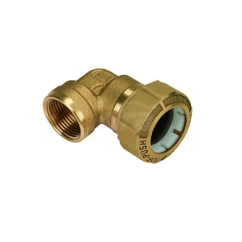 EFFEBI Tof/G F Gomito 90° Femmina Ottone Ø32X1" Femmina Per Polietilene - 01070006P