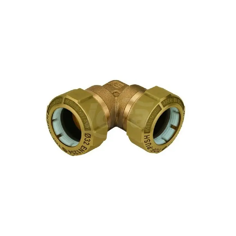EFFEBI Tof/G Pe Gomito 90° Intermedio Ottone Ø40X40 Per Polietilene - 01080007P