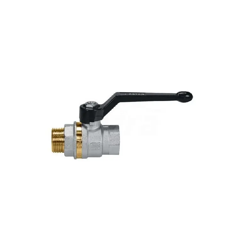 EFFEBI Aster 0802 Valvola Sfera Ø1/2" Maschio/Femmina Con Leva Alluminio - 0802N404