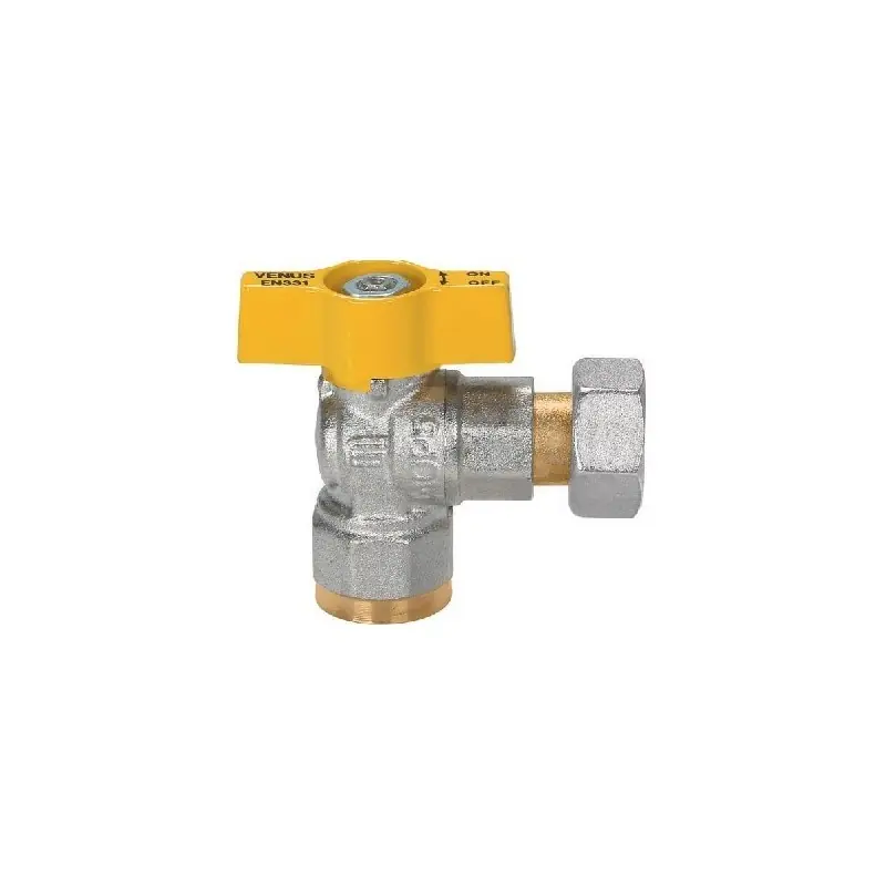EFFEBI Venus 1079Xa Valvola Squadra Ø1/2" Maschio Con Portagomma Uni7141-8 - 1079G244XA