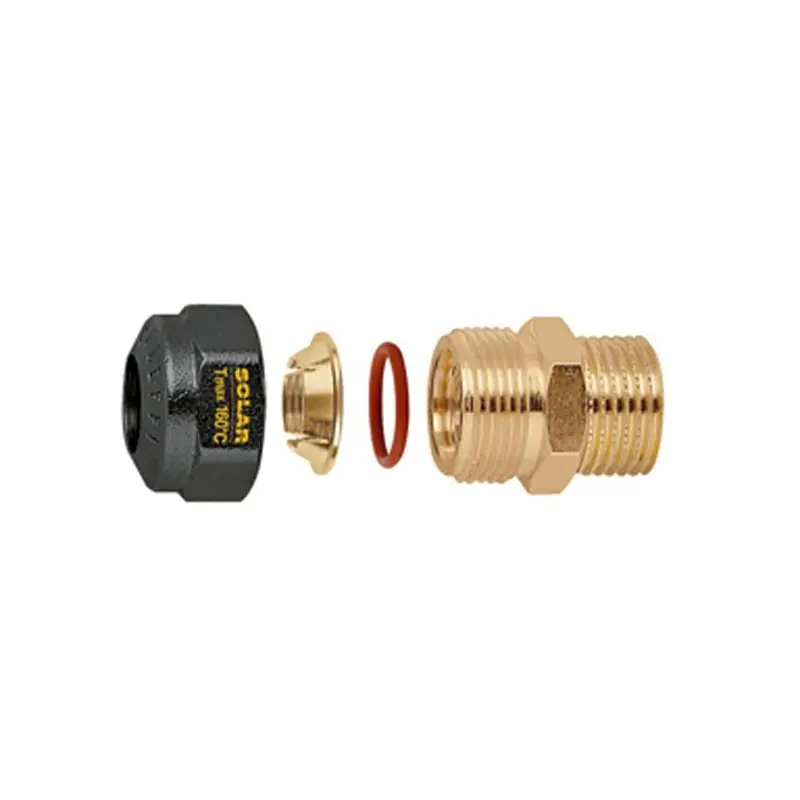 CALEFFI 2544 Raccordo Diritto Maschio Con O-Ring Ø3/4"x18 Per Rame - 254458