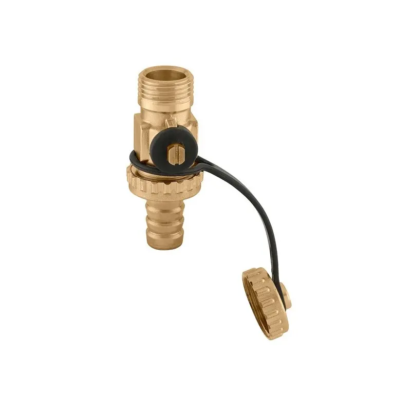 CALEFFI 538 Rubinetto Scarico Caldaia Con Portagomma Ø1/2"M - 538400