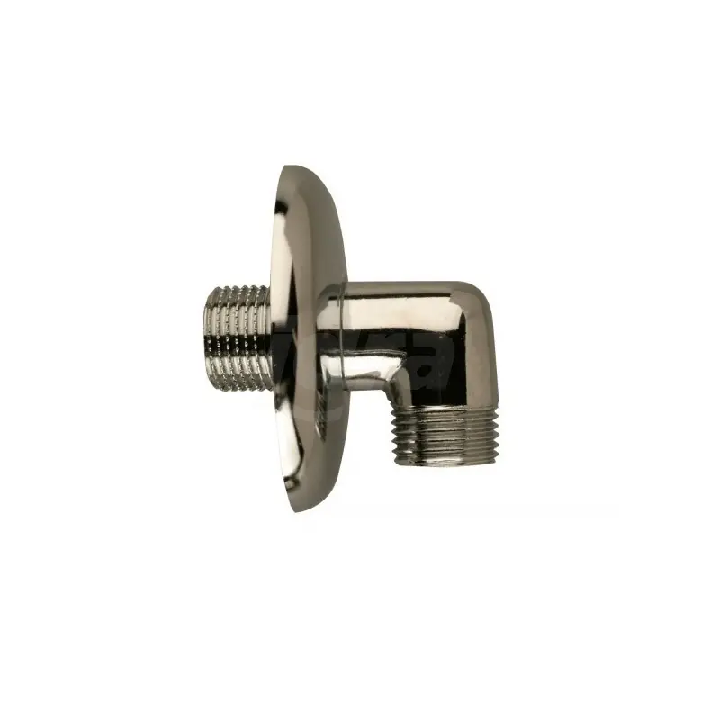 LUXOR Curvetta Cromata diam.1/2" Maschio X1/2" Maschio Per Doccia Con Rosone diam.68Mm - 85620001