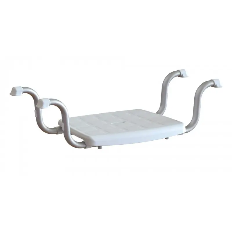Sedile Da Vasca Regolabile - Dimensioni 18 x 67-77 cm - Colore bianco EH-BS-PP-BX