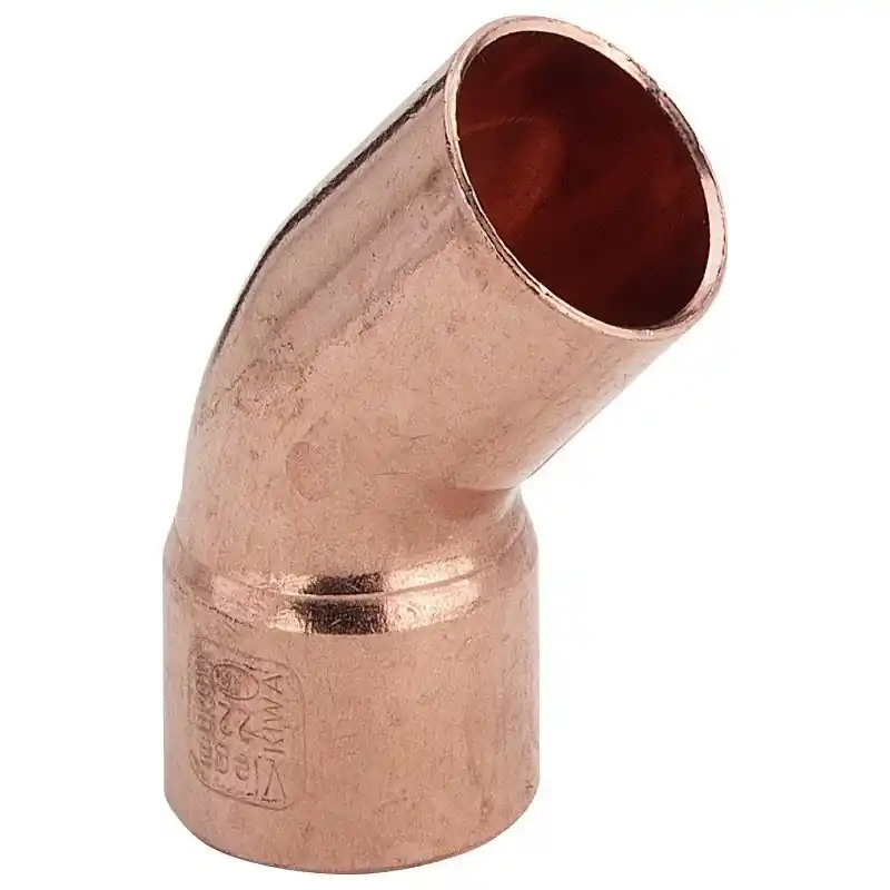 VIEGA 95040 Curva 45° Maschio/Femmina Ø35 In Rame A Saldare - 104955