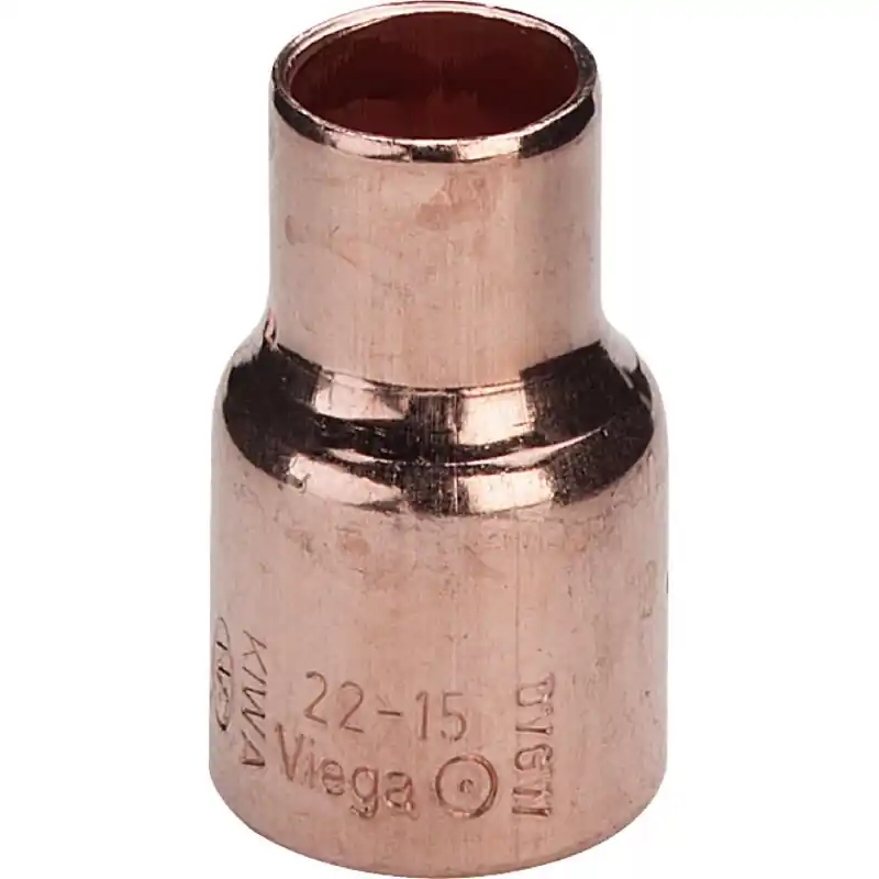 VIEGA 95240 Riduzione Femmina/Femmina Ø35X28 In Rame A Saldare - 105334