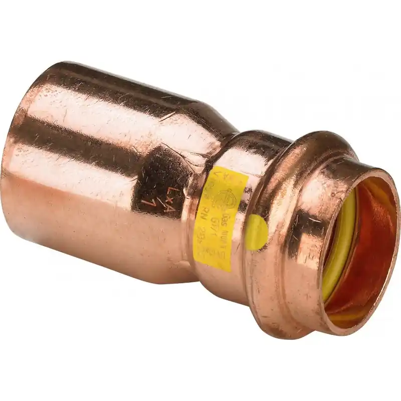 VIEGA 2615.1 Riduzione Maschio/Femmina Ø18X15 In Rame A Pressare Per Gas - 346553