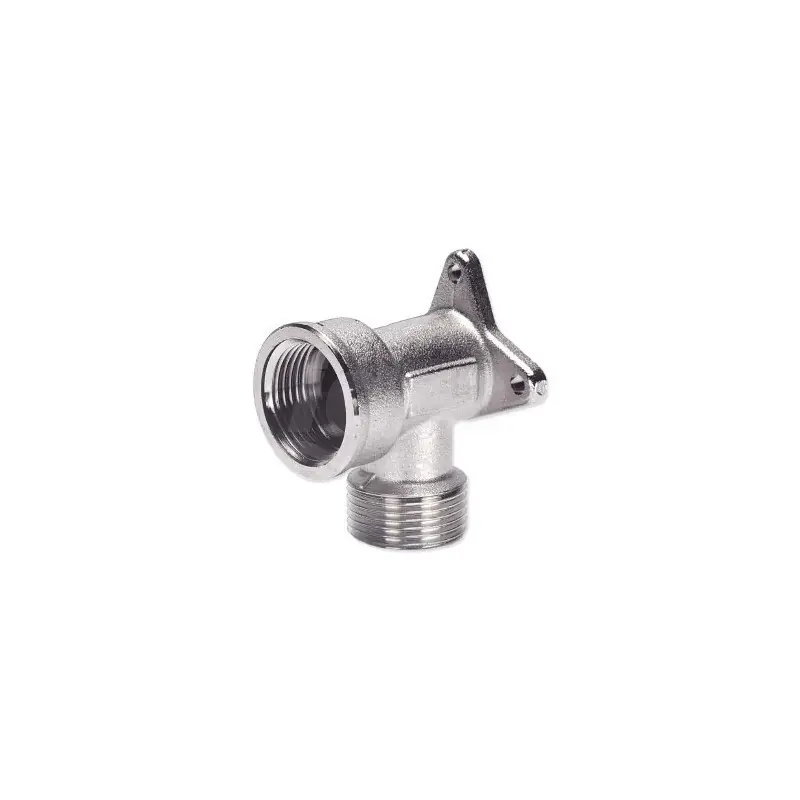 EUROTIS Corpo Raccordo Cartella Gomito 90° Maschio/Femmina Con Flangia Ø1/2"Gx1/2"G - A03-0001-00812