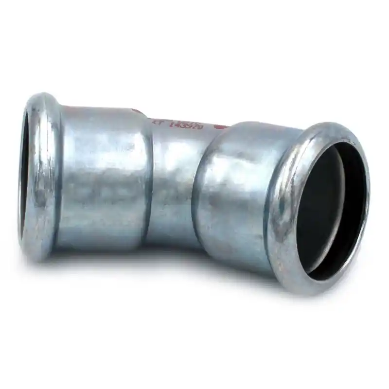 Curva 45° FF ø54 steelpres o-ring nero 381054450