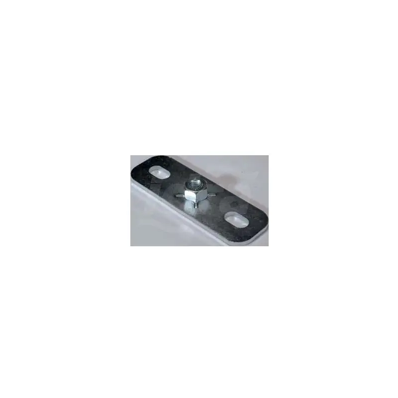 Piastra a muro porta collari 120X40X4 mm F.P120M1