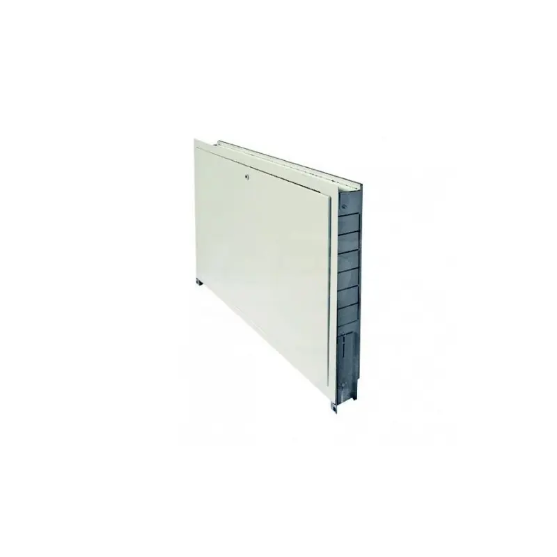 HENCO Cassetta Incasso L.850xH.630xP.90 Metallo Zincato e Sportello Bianco Smaltato - 0850-630-090