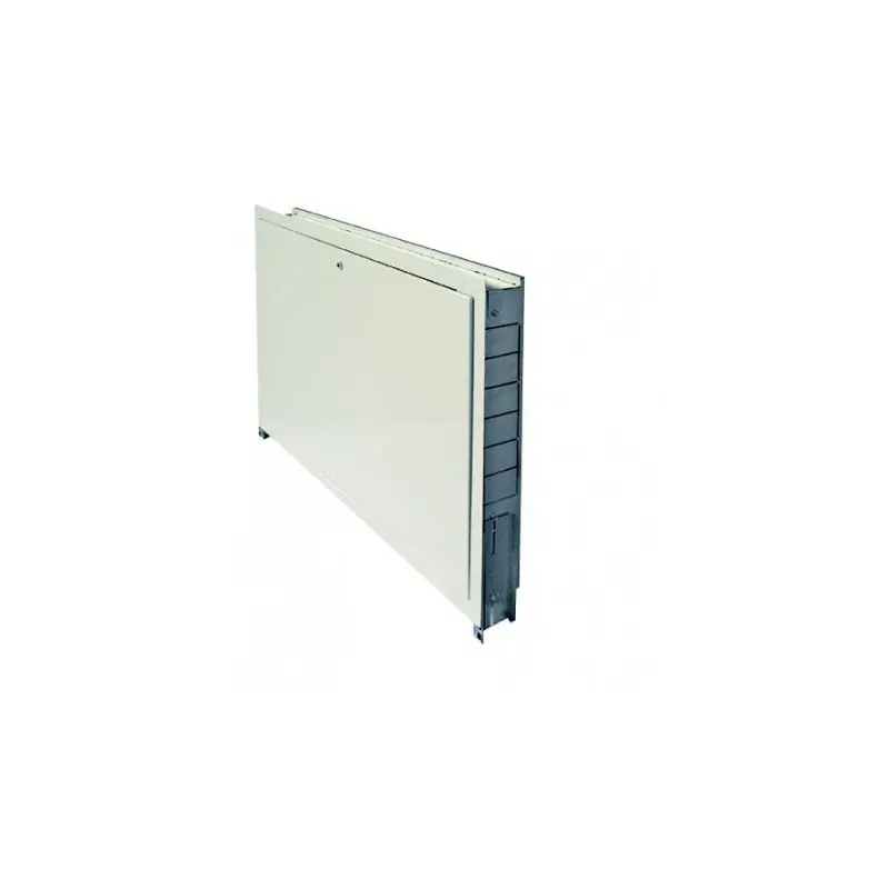 HENCO Cassetta Incasso L.1000xH.750xP.110 Metallo Zincato e Sportello Bianco Smaltato - 1000-750-110