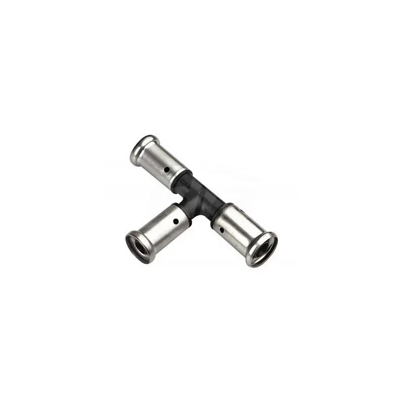 11PK raccordo Tee ridotto centrale e laterale ø40x26x32mm PVDF press. 11PK402632