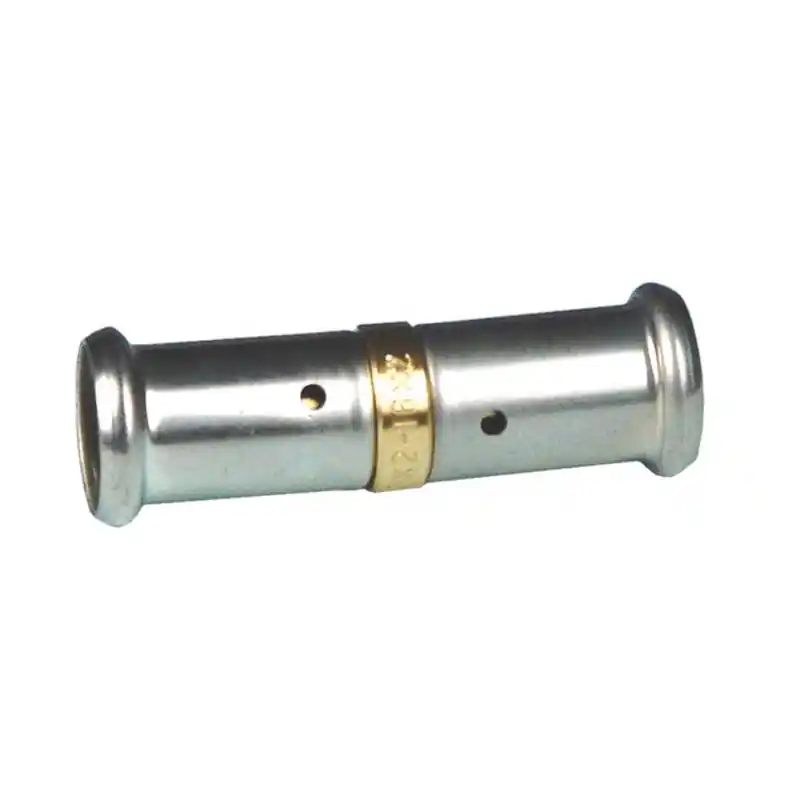 15P raccordo diritto intermedio ø26x26mm ottone press. 15P2626