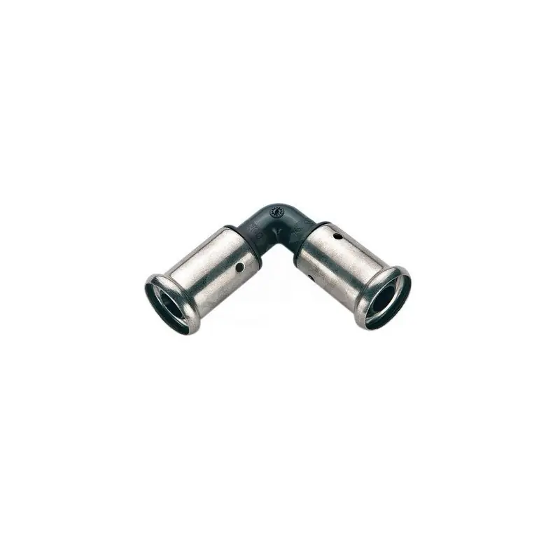 1PK gomito 90° intermedio ø26x26mm PVDF press. 1PK2626