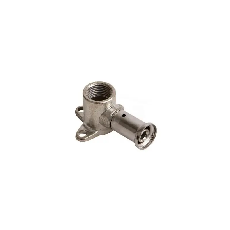 2P-K gomito 90° con flangia ribassato ø16x1/2"F ottone 2P1604K