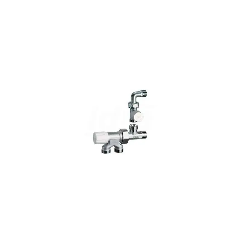 FAR 1442 Valvola Monotubo Termostatizzabile Cromata Ø1/2" Attacco Rame - 1442 12