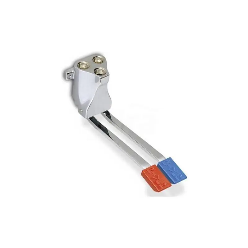 R525283 Miscelatore rubinetto esterno a pedale per fissaggio a parete, cromato R525283