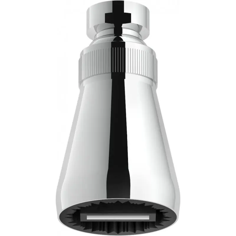 NOBILI Soffione Doccia a Snodo, ABS Cromato, Diam.45 mm, Getto Pioggia, Anticalcare - AD139CR
