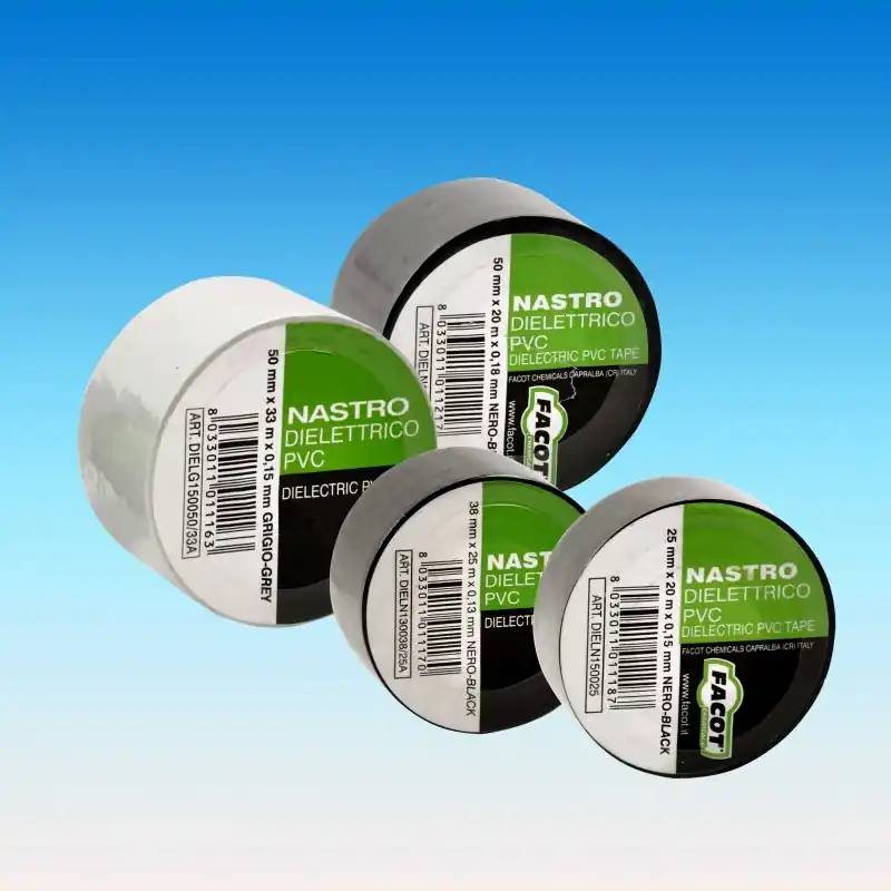 NASTRO dielettrico PVC nero H.25x0,15mmx20m DIELN150025
