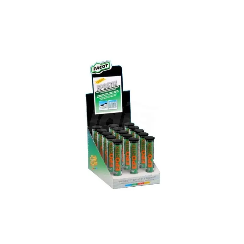 EPOSTIX Mastice epossidico bicomponente in unico pezzo. Astuccio 50gr EPO0050E