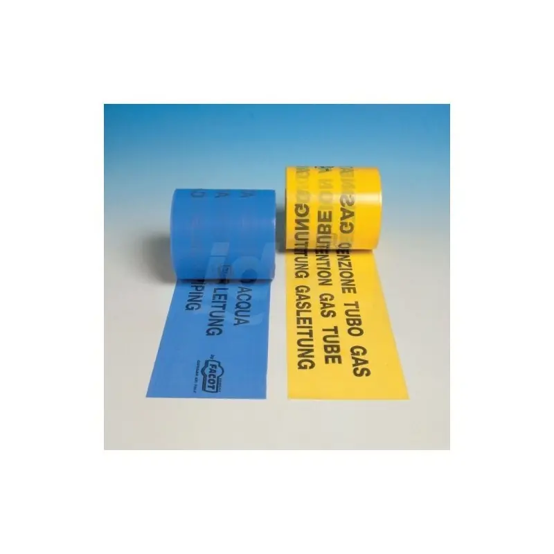 Nastri di segnalazione di tubazioni interrate TUBO GAS H.120mmx200m GASEC0120N