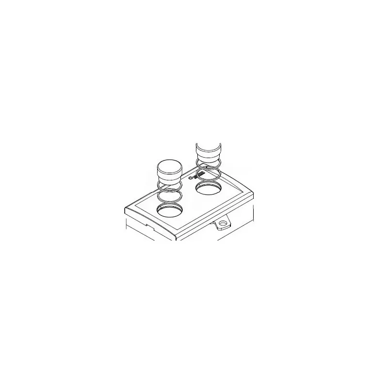 Set Placca con Tappi per collettore compatto cromato 12032581001