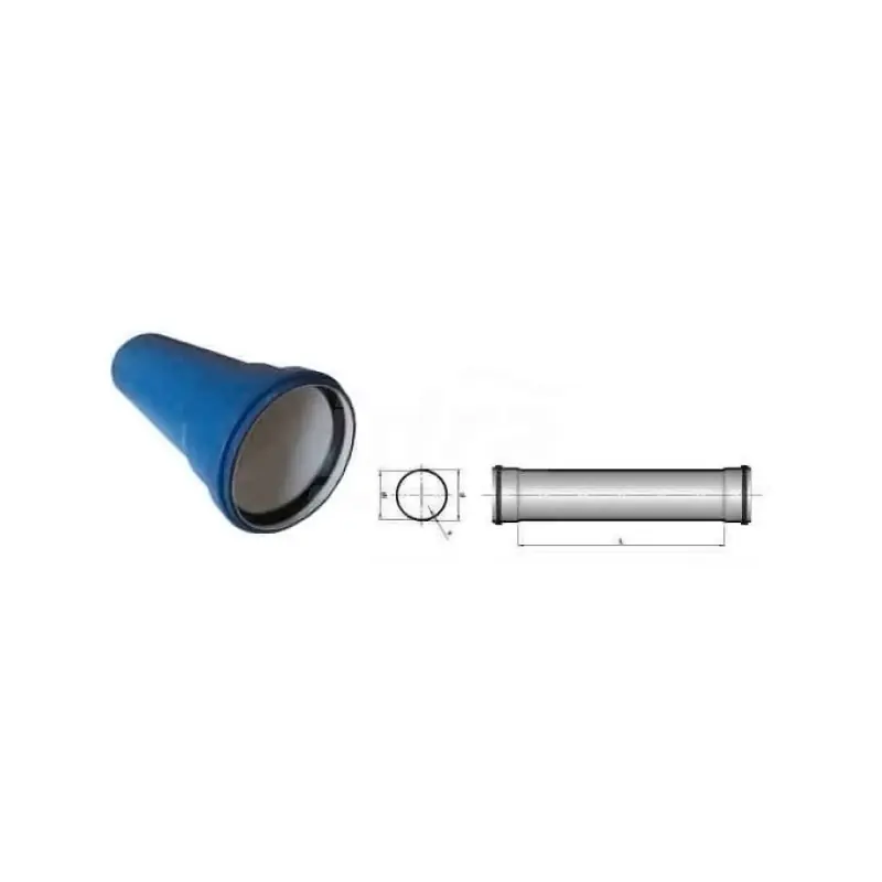 COES BLUEPOWER Tubo Htdm Ppc Con 2 Bicchieri Ø75 L.1500 - 090715B