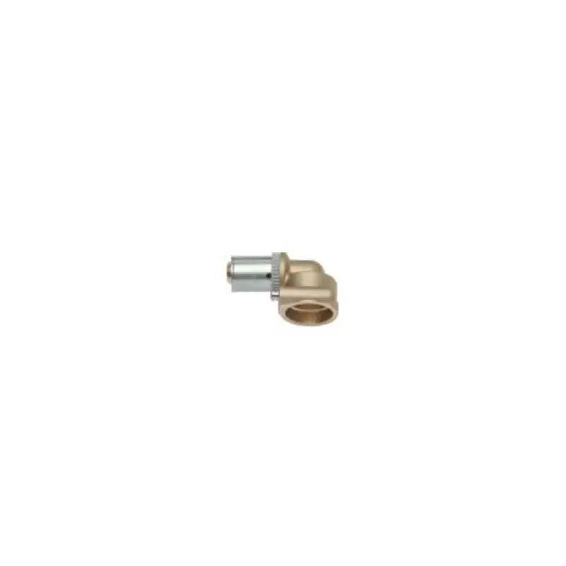 Raccordo a 90° per collettore complanare con attacco rapido d. 20X2,25 KG20FF