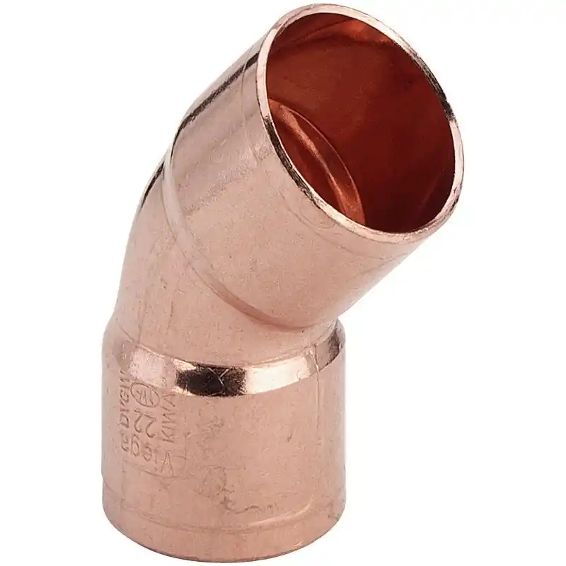 VIEGA 95041 Curva 45° Femmina/Femmina Ø18 In Rame A Saldare - 101077