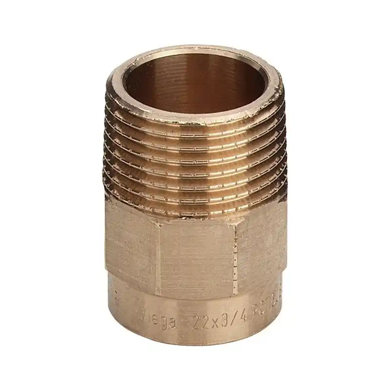VIEGA 94243G Nipple Fr Ø16X3/4"Maschio In Bronzo A Saldare - 467760