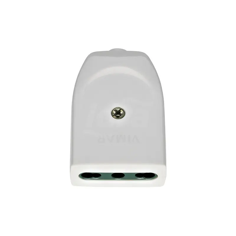 Presa 2P+T 16A P17/11 assiale bianco VIW00223.B