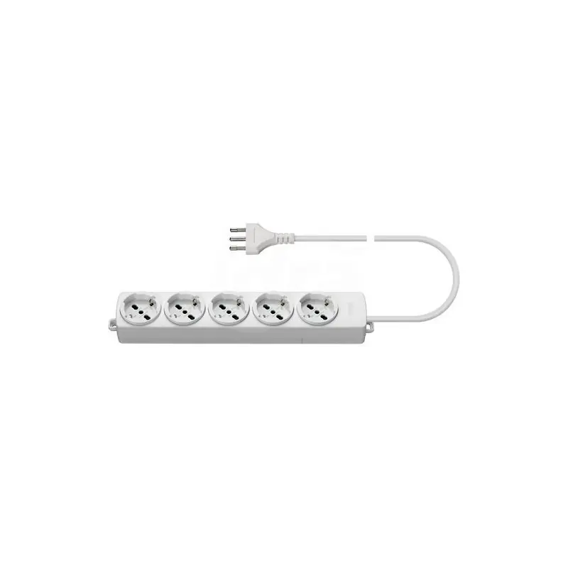 Presa Multipla 5 universale + cavo bianco VIW01294.CC.B