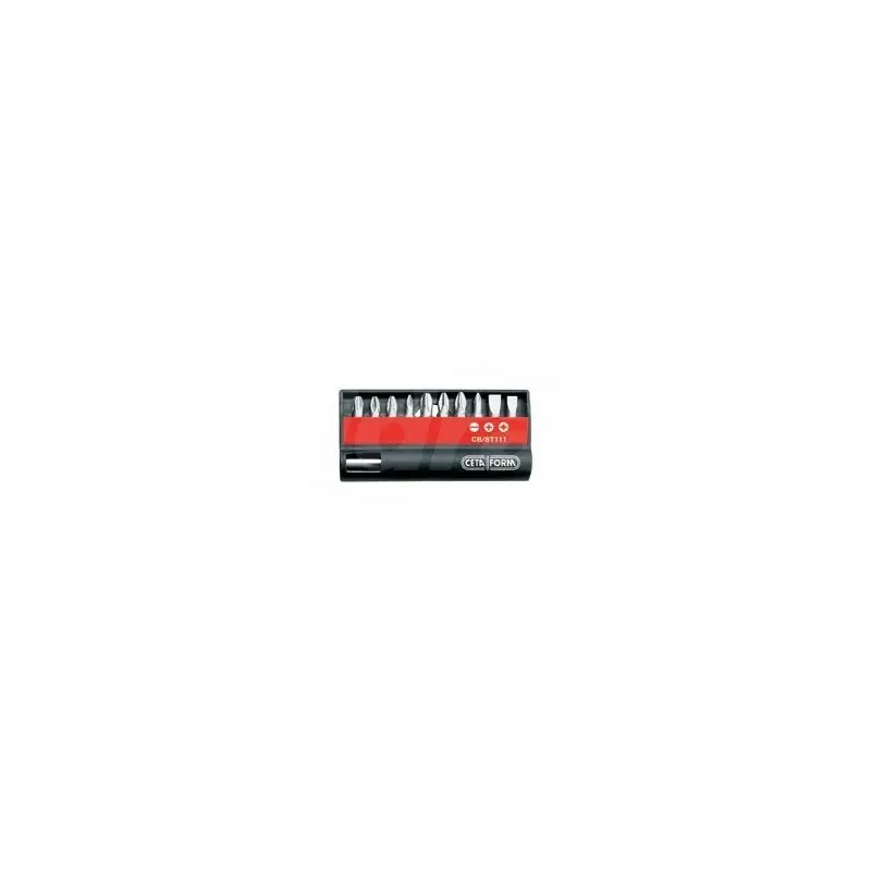 CB/ST111 - Bit set 1/4" TG-, PH, PZD da 11 pezzi 0701 600 011 01