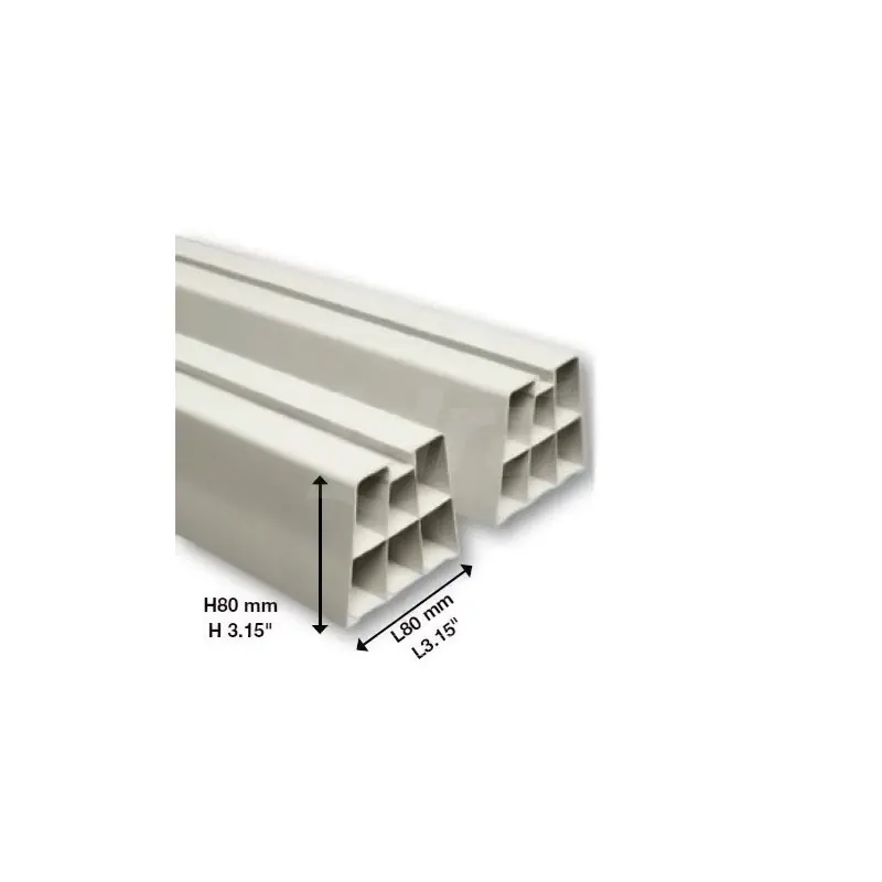 NICCONS Base A Pavimento Pvc Avorio 350X80mm - 9898-032-01