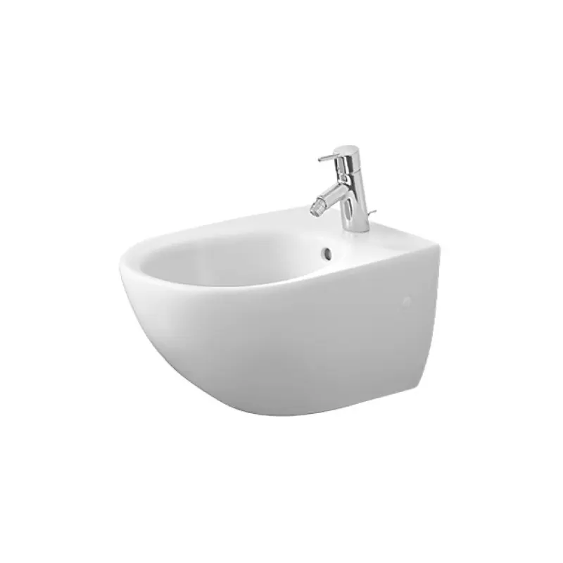 DURAVIT Architec Bidet Sospeso Monoforo, Troppopieno, Ceramica, Bianco - 2531150000