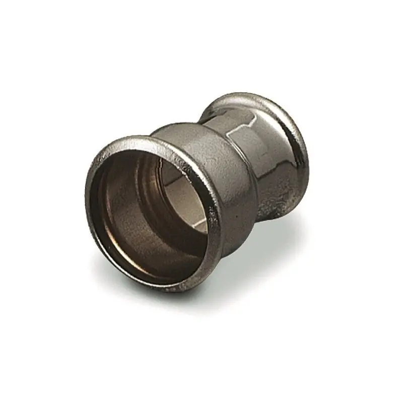 TIRINNANZI Raccordo Con 2 Bicchieri Ridotti Con O-Ring Ottone Cromato Ø40X32 - 427801OC40
