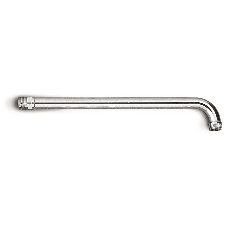 GIUSEPPE TIRINNANZI Braccio Doccia a Squadra, Ottone Cromato, Diam.1/2", L. 40 cm, Alta Resistenza - 755000OC40