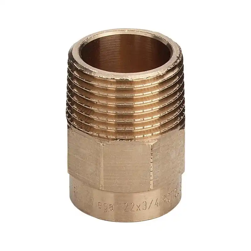 VIEGA 94243G Nipple Fr Ø42X1.1/4"Maschio In Bronzo A Saldare - 141905