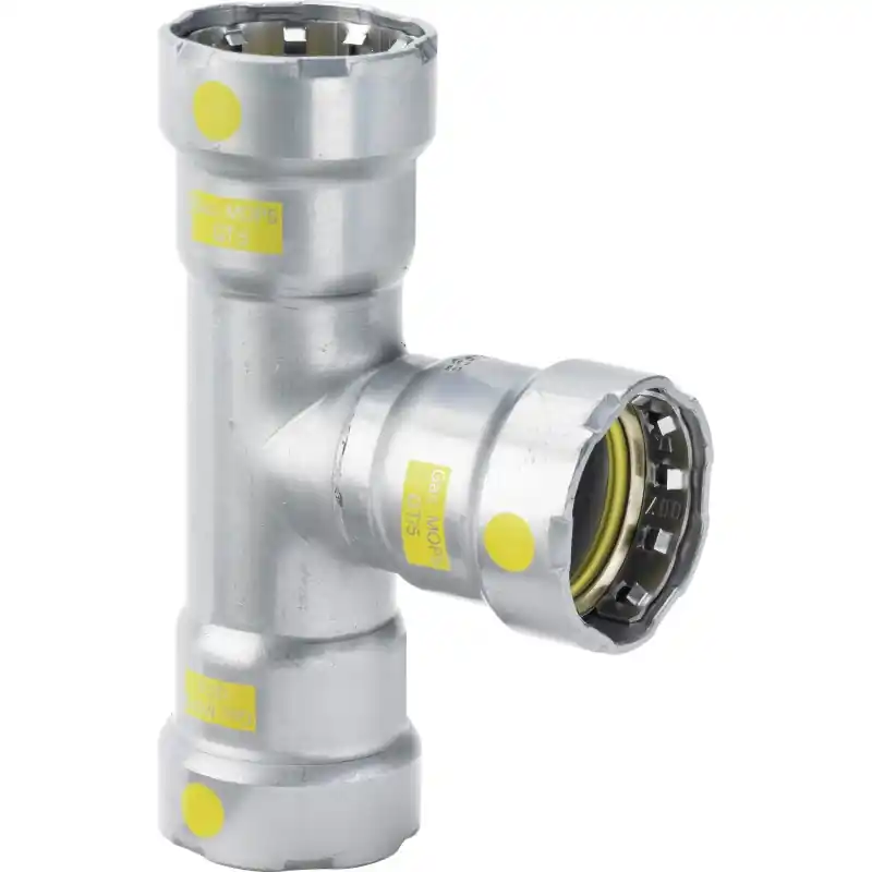 VIEGA 4618 Tee Femmina Ø1/2"X1/2"X1/2" In Acciaio A Pressare - 739614