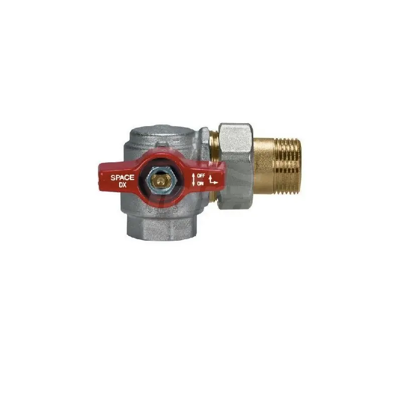 EFFEBI Space 2071R Valvola Sfera Squadra Destra Ø1.1/4" Farfalla Rosso - 2071R407